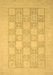 Abstract Brown Modern Rug, abs2663brn