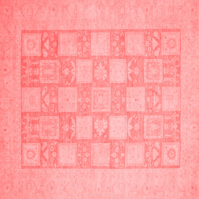 Machine Washable Abstract Red Modern Rug, wshabs2663red