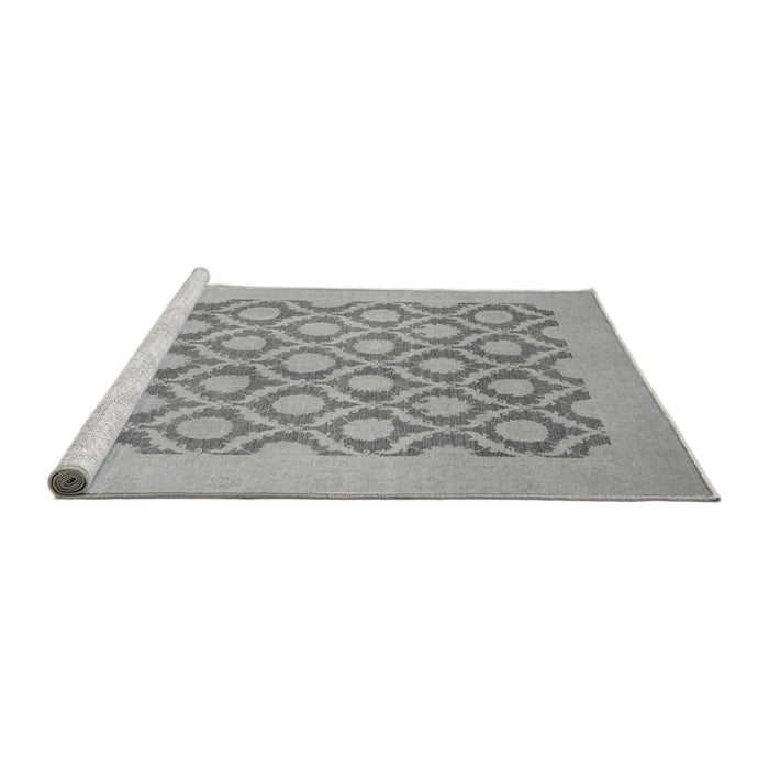 Sideview of Machine Washable Oriental Gray Traditional Rug, wshabs2664gry