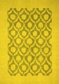 Oriental Yellow Traditional Rug, abs2664yw