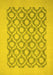 Machine Washable Oriental Yellow Traditional Rug, wshabs2664yw