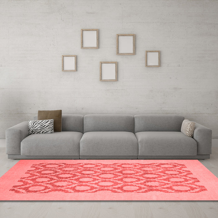 Traditional Red Washable Rugs
