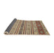 Sideview of Abstract Chestnut Brown Modern Rug, abs2665