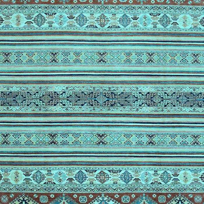 Machine Washable Abstract Light Blue Modern Rug, wshabs2665lblu
