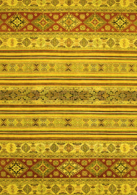 Abstract Yellow Modern Rug, abs2665yw