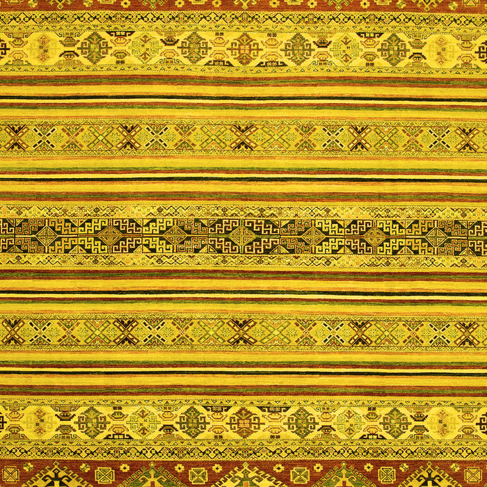 Abstract Yellow Modern Rug, abs2665yw