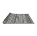 Sideview of Abstract Gray Modern Rug, abs2665gry