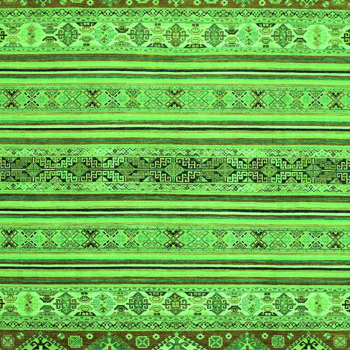 Machine Washable Abstract Green Modern Area Rugs, wshabs2665grn