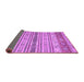 Sideview of Abstract Purple Modern Rug, abs2665pur