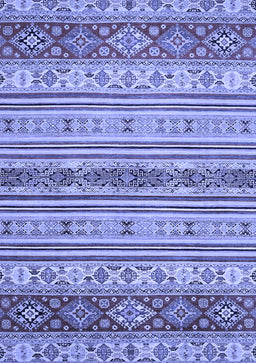 Abstract Blue Modern Rug, abs2665blu