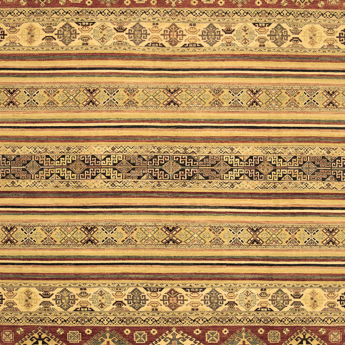 Machine Washable Abstract Brown Modern Rug, wshabs2665brn