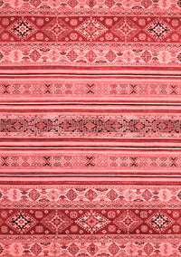 Abstract Red Modern Rug, abs2665red