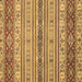 Square Abstract Brown Modern Rug, abs2665brn