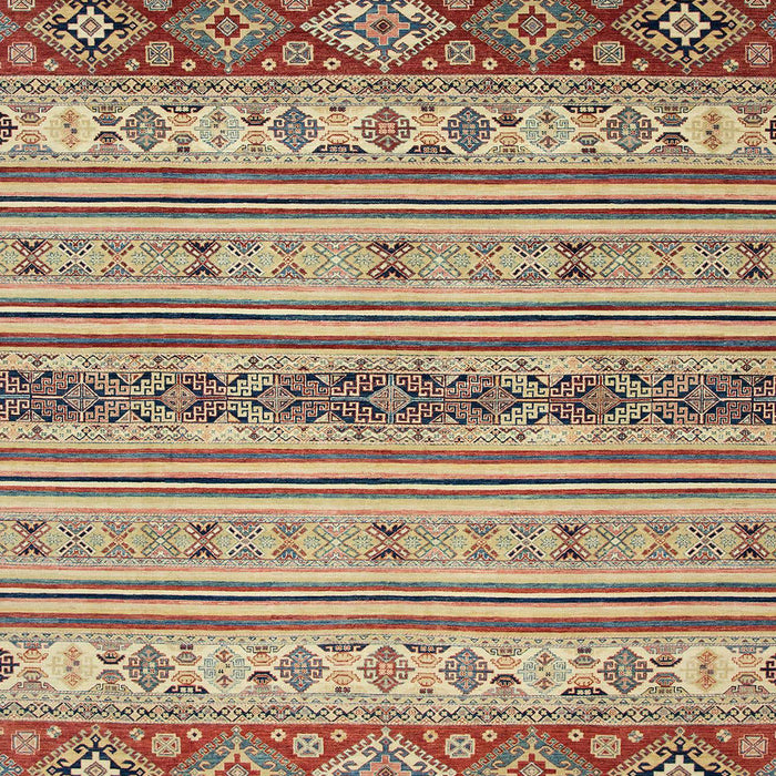 Machine Washable Abstract Chestnut Brown Rug, wshabs2665