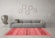 Modern Red Washable Rugs