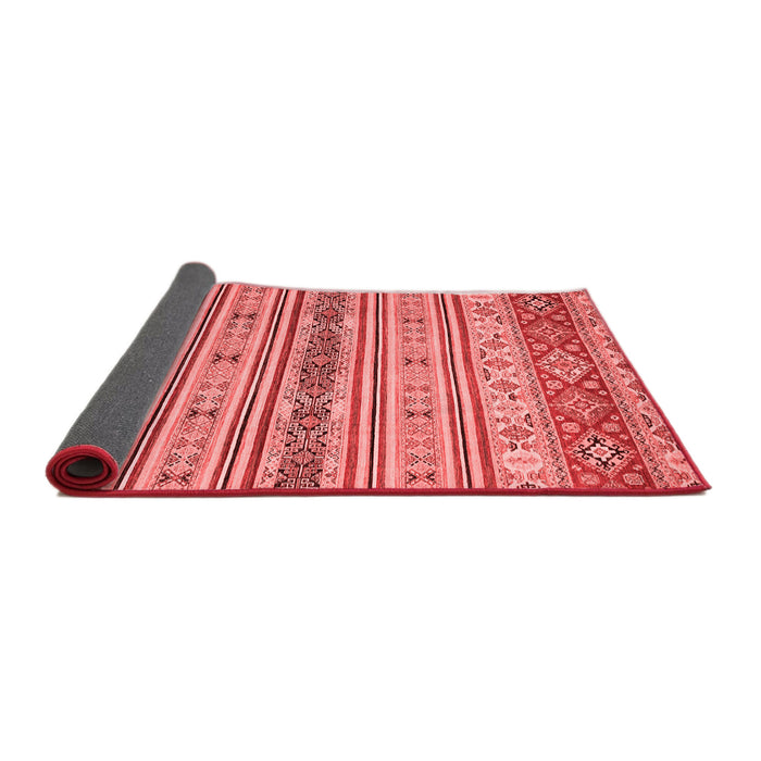 Abstract Red Modern Area Rugs