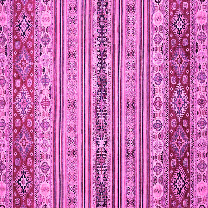 Square Abstract Pink Modern Rug, abs2665pnk