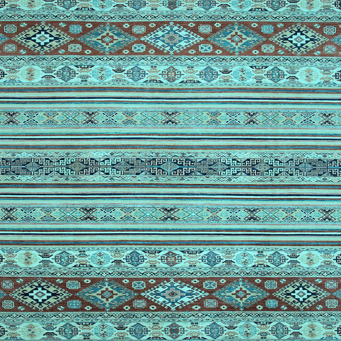 Square Machine Washable Abstract Light Blue Modern Rug, wshabs2665lblu
