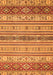 Abstract Orange Modern Rug, abs2665org