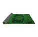 Sideview of Abstract Green Modern Rug, abs2666grn