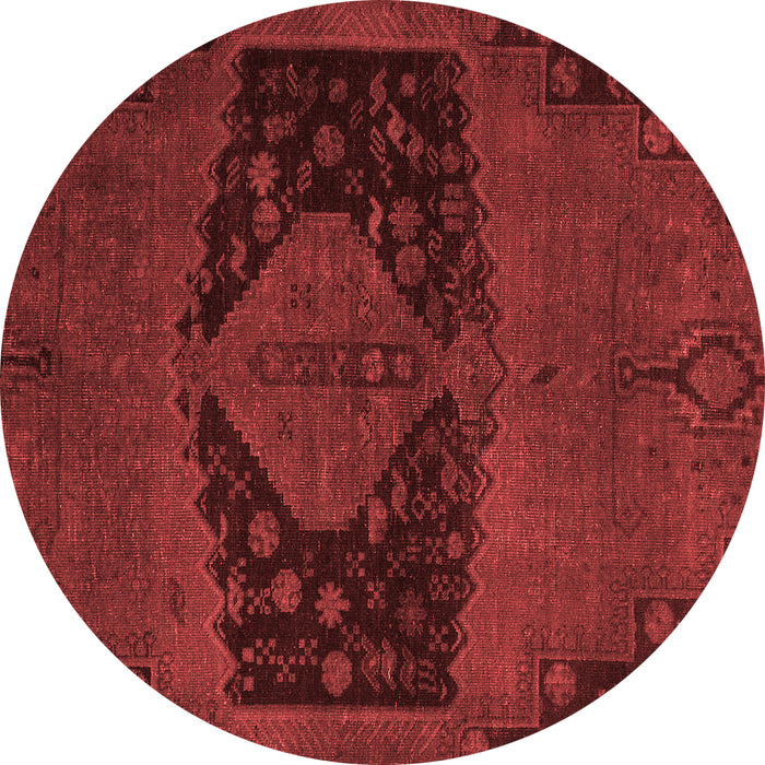 Abstract Red Modern Rug, abs2666red