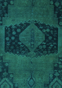 Abstract Turquoise Modern Rug, abs2666turq