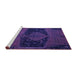 Sideview of Machine Washable Abstract Purple Modern Area Rugs, wshabs2666pur