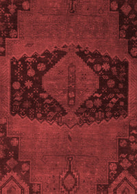 Abstract Red Modern Rug, abs2666red