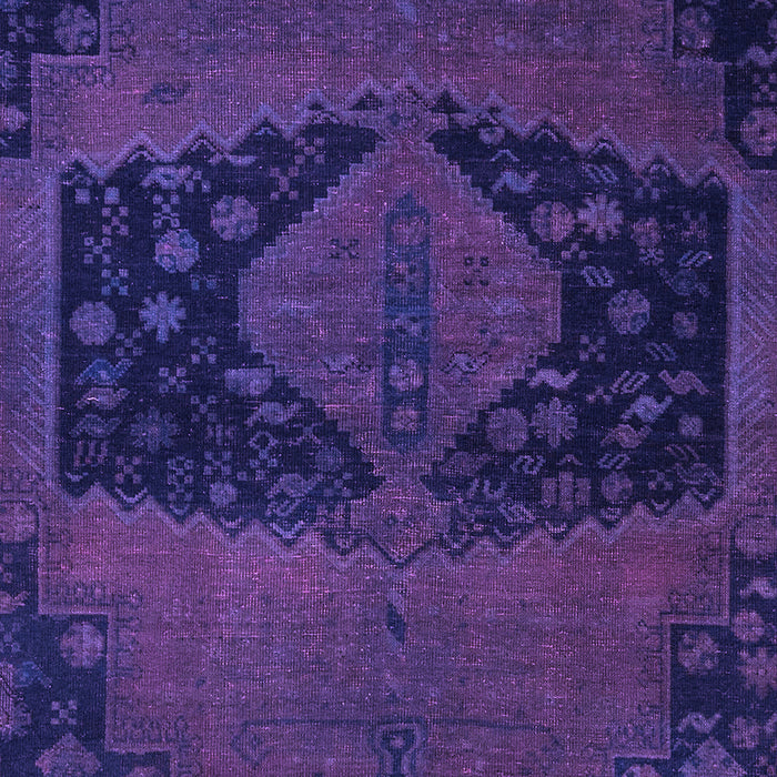 Machine Washable Abstract Purple Modern Area Rugs, wshabs2666pur