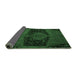 Sideview of Abstract Emerald Green Modern Rug, abs2666emgrn