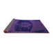 Sideview of Abstract Purple Modern Rug, abs2666pur