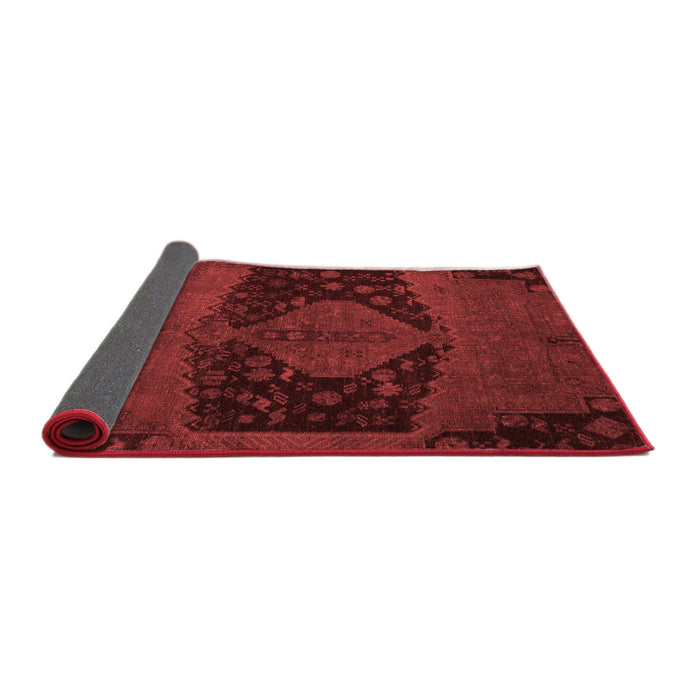 Abstract Red Modern Area Rugs