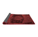 Abstract Red Modern Area Rugs