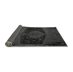 Sideview of Abstract Gray Modern Rug, abs2666gry
