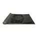 Sideview of Abstract Gray Modern Rug, abs2666gry