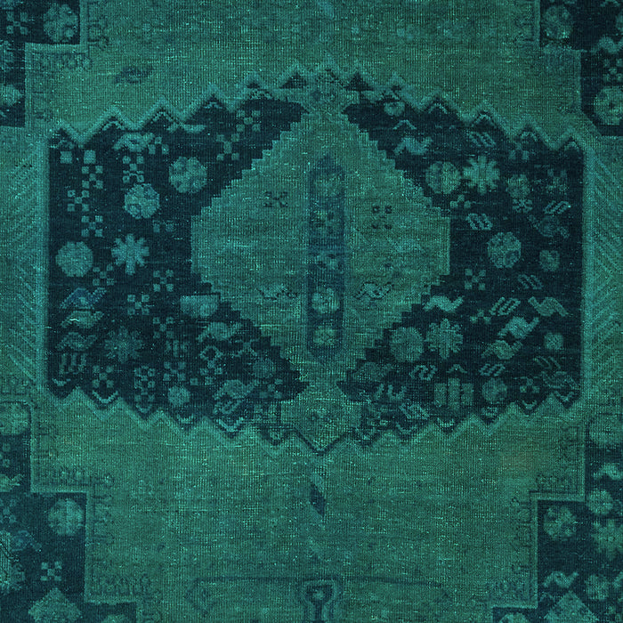 Machine Washable Abstract Turquoise Modern Area Rugs, wshabs2666turq