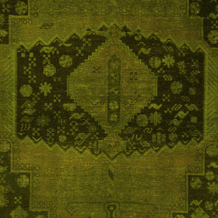 Machine Washable Abstract Yellow Modern Rug, wshabs2666yw