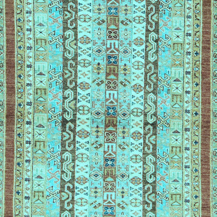 Machine Washable Abstract Light Blue Modern Rug, wshabs2667lblu