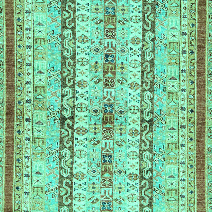 Machine Washable Abstract Turquoise Modern Area Rugs, wshabs2667turq
