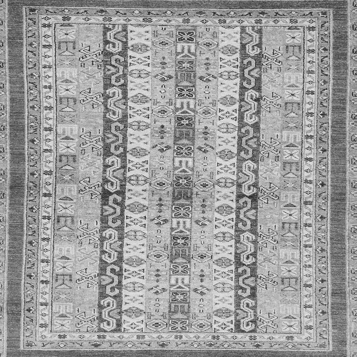 Square Machine Washable Abstract Gray Modern Rug, wshabs2667gry