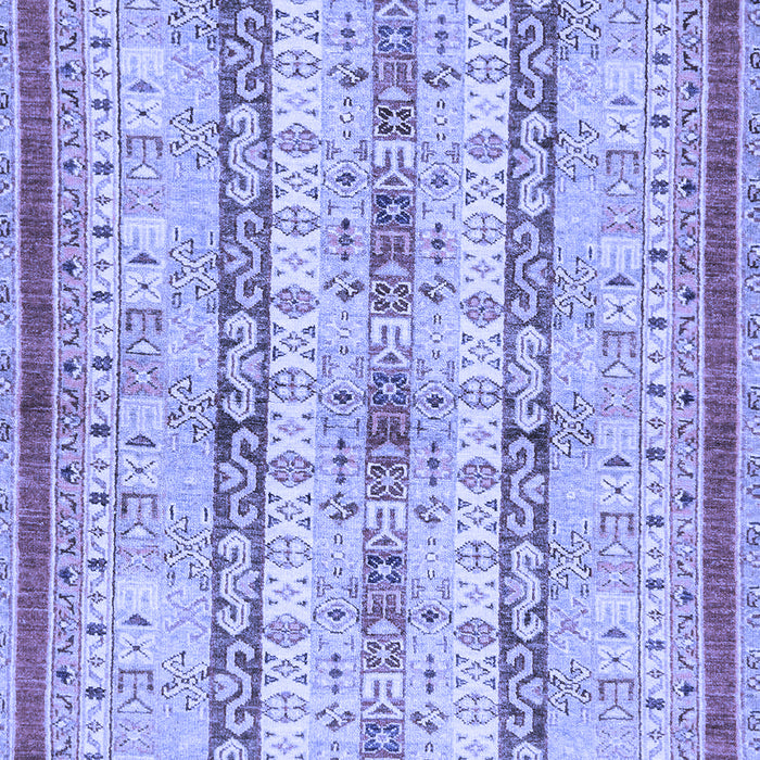 Abstract Blue Modern Rug, abs2667blu