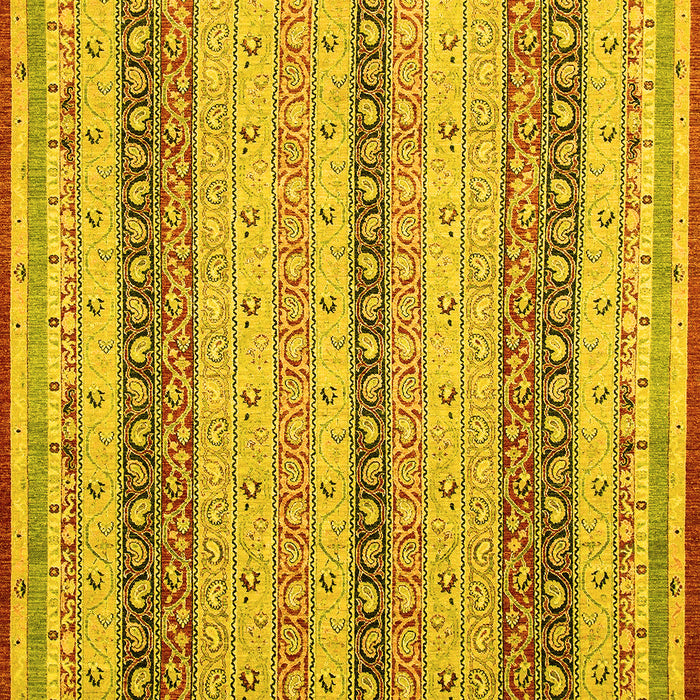 Abstract Yellow Modern Rug, abs2668yw