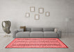 Modern Red Washable Rugs