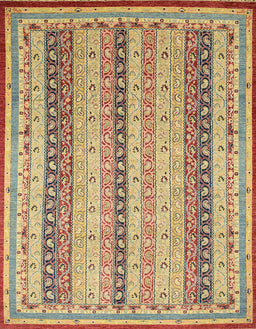 Abstract Yellow Modern Rug, abs2668