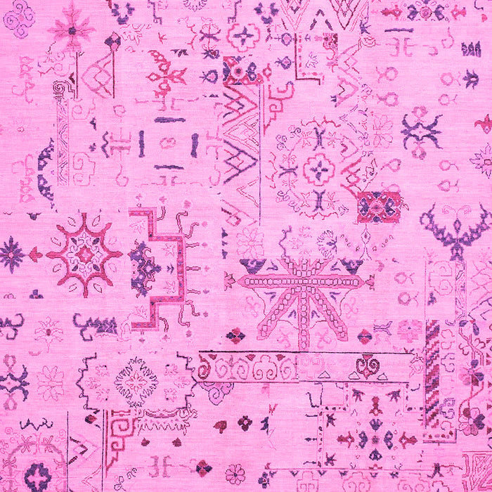 Abstract Pink Modern Rug, abs2669pnk