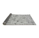 Sideview of Abstract Gray Modern Rug, abs2669gry