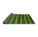 Sideview of Oriental Green Modern Rug, abs266grn