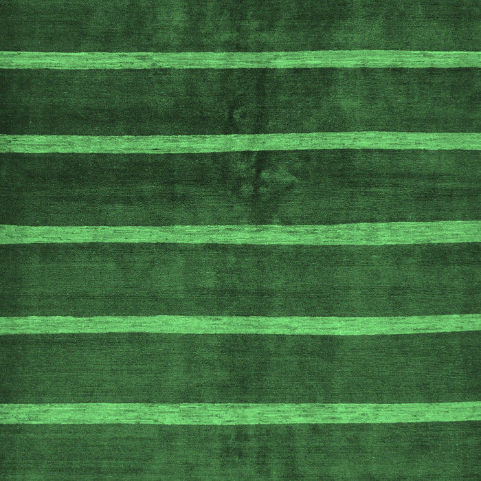 Machine Washable Oriental Emerald Green Modern Area Rugs, wshabs266emgrn