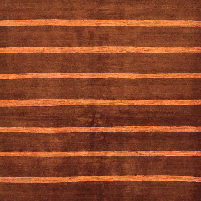 Square Oriental Orange Modern Rug, abs266org