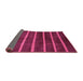 Sideview of Oriental Pink Modern Rug, abs266pnk